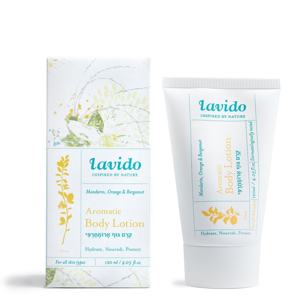 Lavido aromatic body lotion. 4.05 oz citrus scent